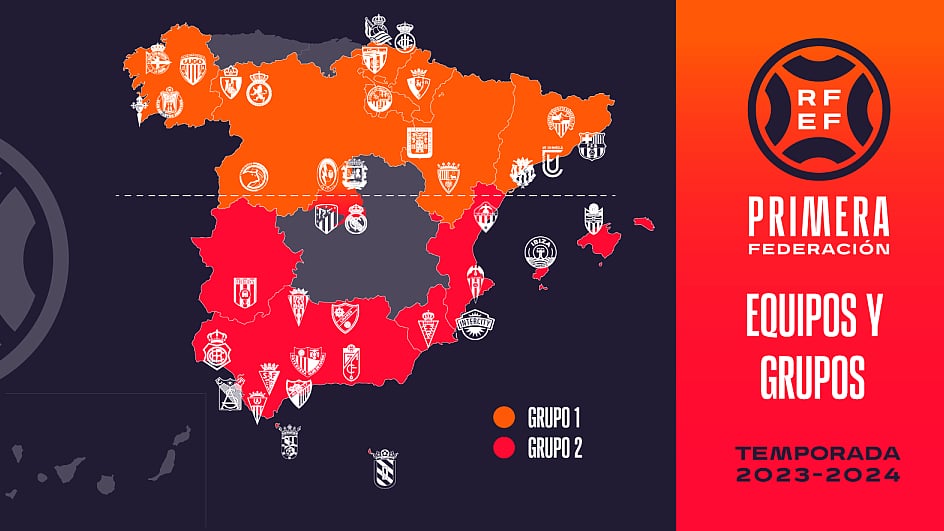 El sorteo del calendario de Primera Federación, el próximo 19 de julio ...