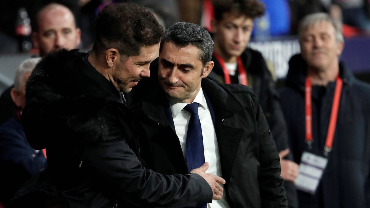 Valverde se pone "en guardia" y pasa de contestar a Simeone