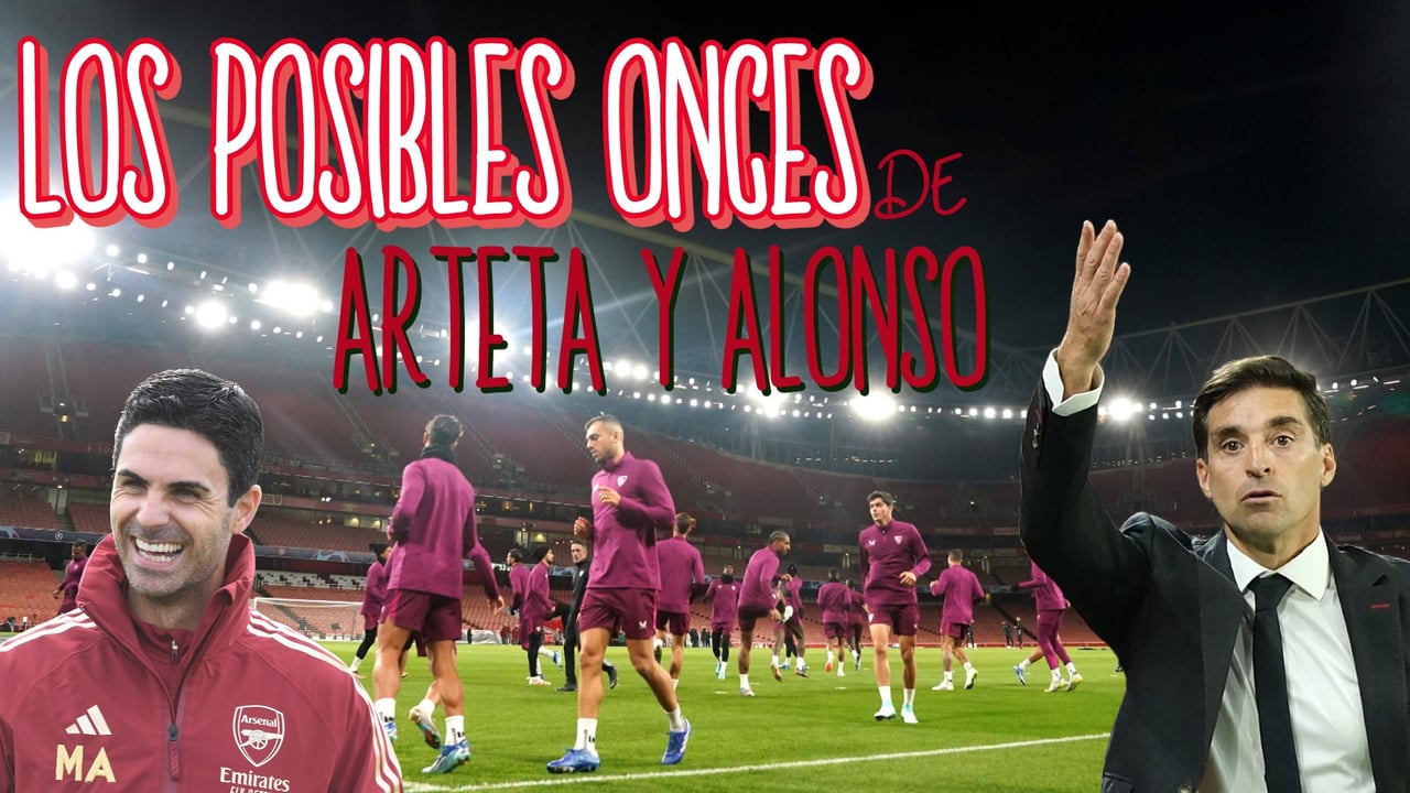 Alineaciones Arsenal - Sevilla: Alineación posible de Sevilla y Arsenal en el partido de la jornada 4 del Grupo B de la Champions League