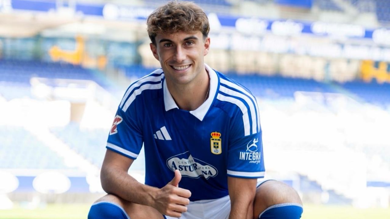 Mikel Goti, el último fichaje del Real Oviedo: "Al principio tenía dudas, pero me gustó lo que me dijeron"