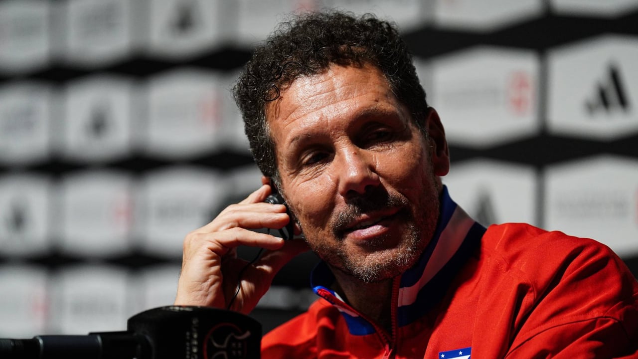 Simeone sobre su objetivo en el Atlético de Madrid: "No voy a parar hasta que las energías se me acaben"