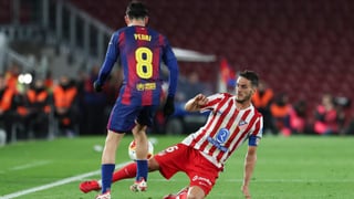 Koke se dirige a Pedri tras la victoria del Atlético de Madrid: "Es el presente y el futuro de la Selección española"