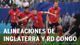 Inglaterra - RD Congo: alineaciones confirmadas, canal, horario y dónde ver en TV hoy el partido de dieciseisavos de final del Mundial 2026