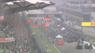 La lluvia pone en evidencia a la nueva Fórmula 1 en Sepang: carrera suspendida y una imagen surrealista