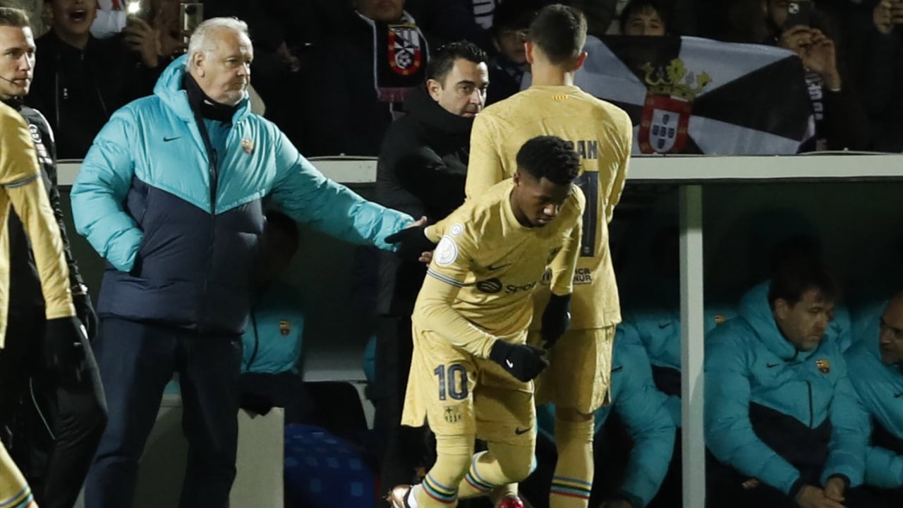 El enfado de Xavi por Ansu Fati