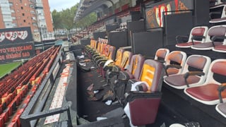 Vandalizan el palco de Vallecas: el Rayo denuncia una campaña de acoso y extorsión