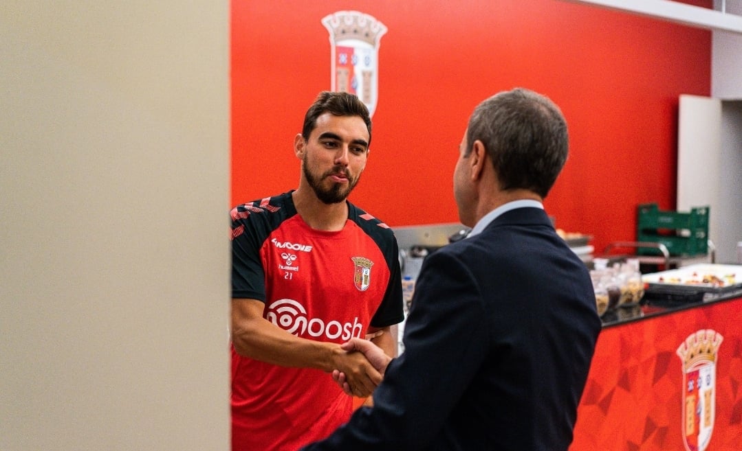 Horta regresa al trabajo con el Braga "feliz y con ganas"