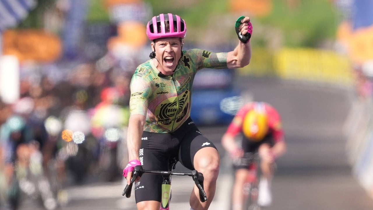 Michael Valgren le levanta la victoria al equipo Movistar y deja en nada la exhibición de Igor Arrieta