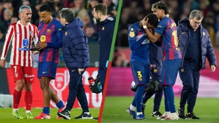 Preocupación por las lesiones de Koundé y Balde tras la eliminación del Barcelona en Copa del Rey