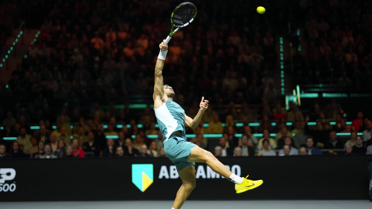 Carlos Alcaraz sabe sufrir en Rotterdam