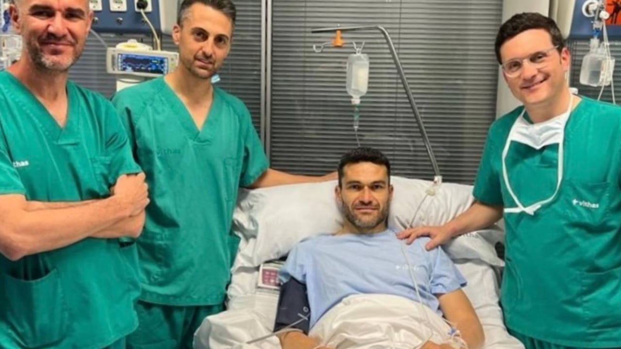 Jorge Molina, operado con éxito