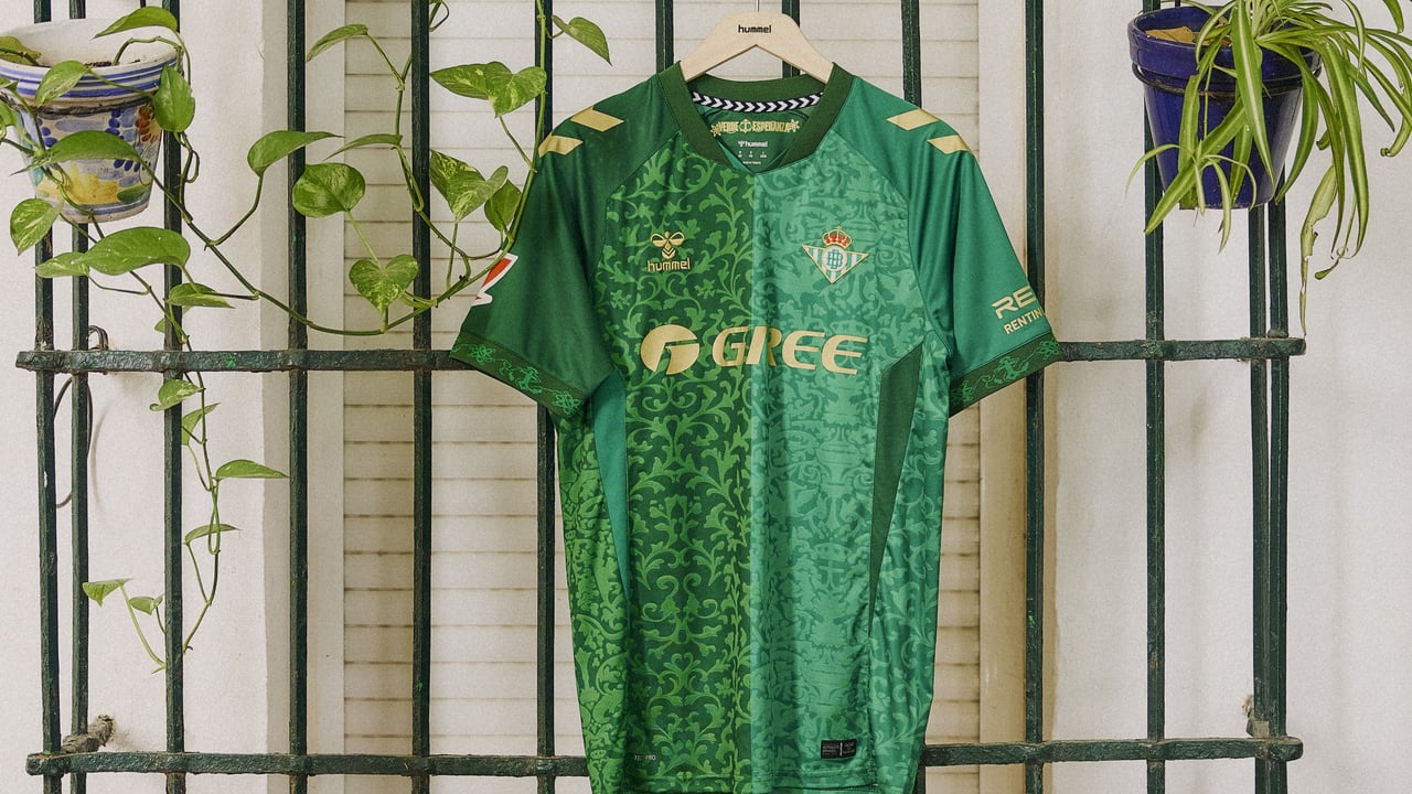 Ve la luz la segunda equipación del Betis para la 26/27: un homenaje a Sandra Peña inspirado en la Semana Santa