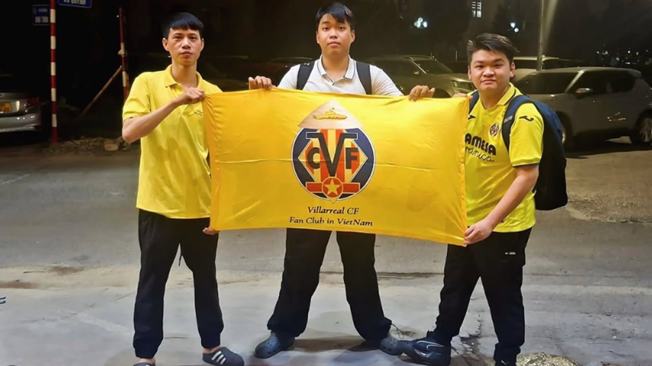 La peña del Villarreal en Vietnam: "Siempre nos preguntan: '¿pero ese equipo también tiene aficionados?'"