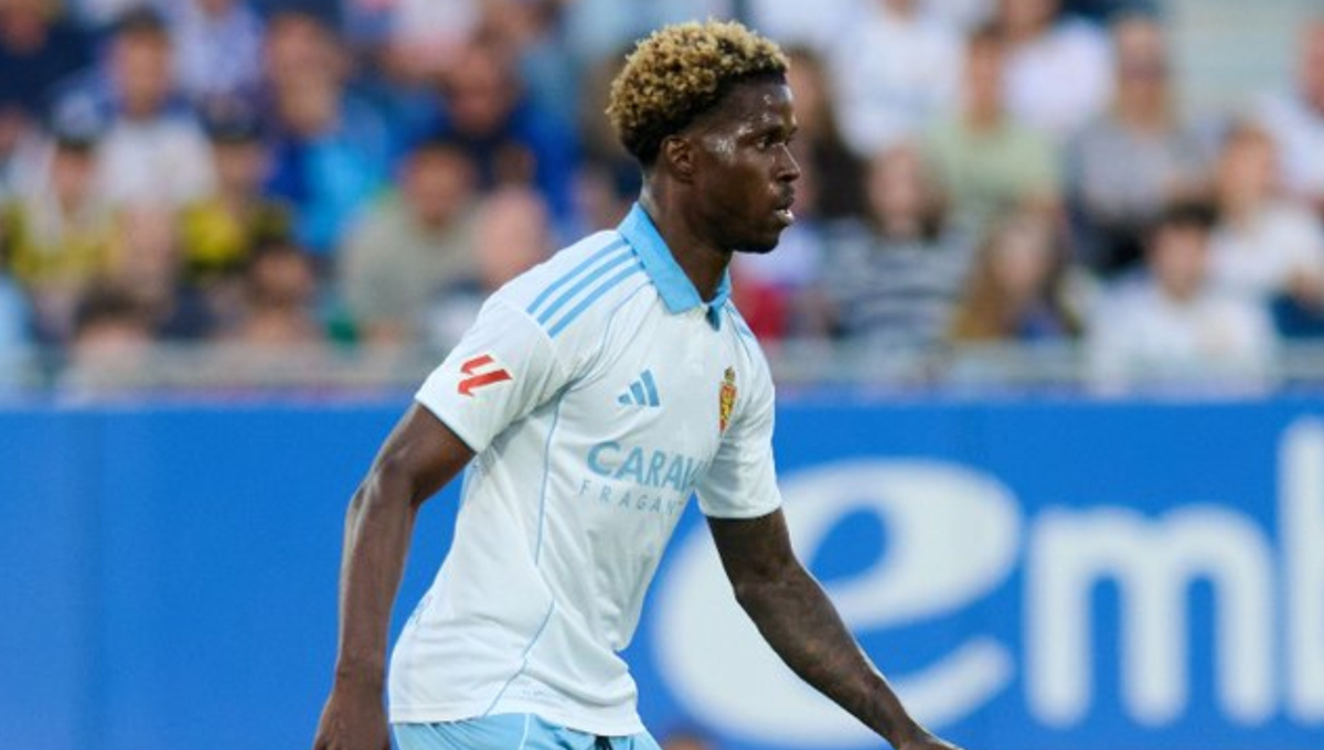 Paul Akouokou ha cumplido sanción pero vuelve a ser la principal ausencia en el Real Zaragoza
