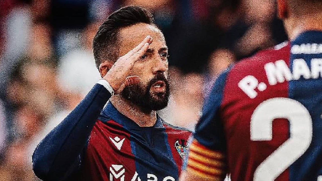 Jose Luís Morales hace historia con el Levante y coloca a su equipo lider