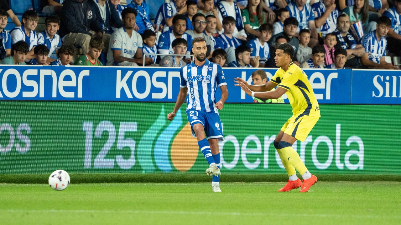 Abde Rebbach, 100 partidos de una historia de esfuerzo en el Alavés