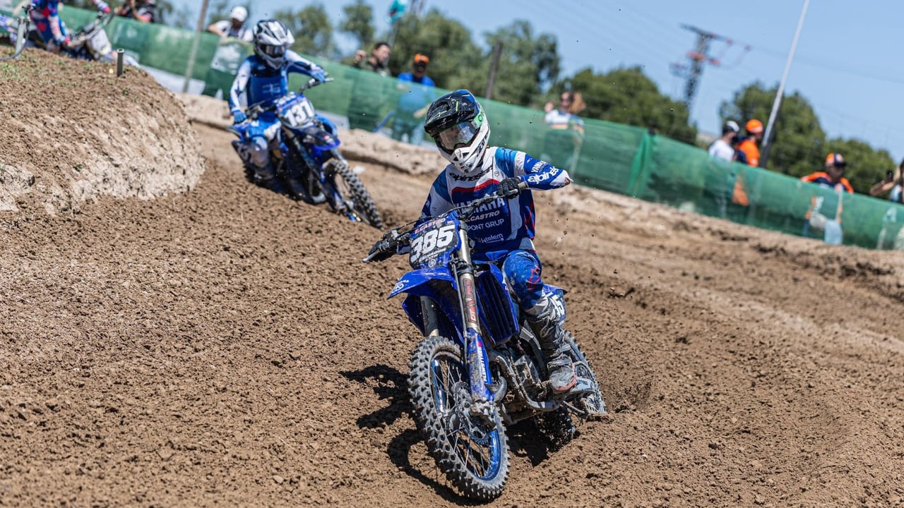 Doble Top 10 para Yamaha Eduardo Castro en el Nacional de Motocross Elite de Alhama de Murcia