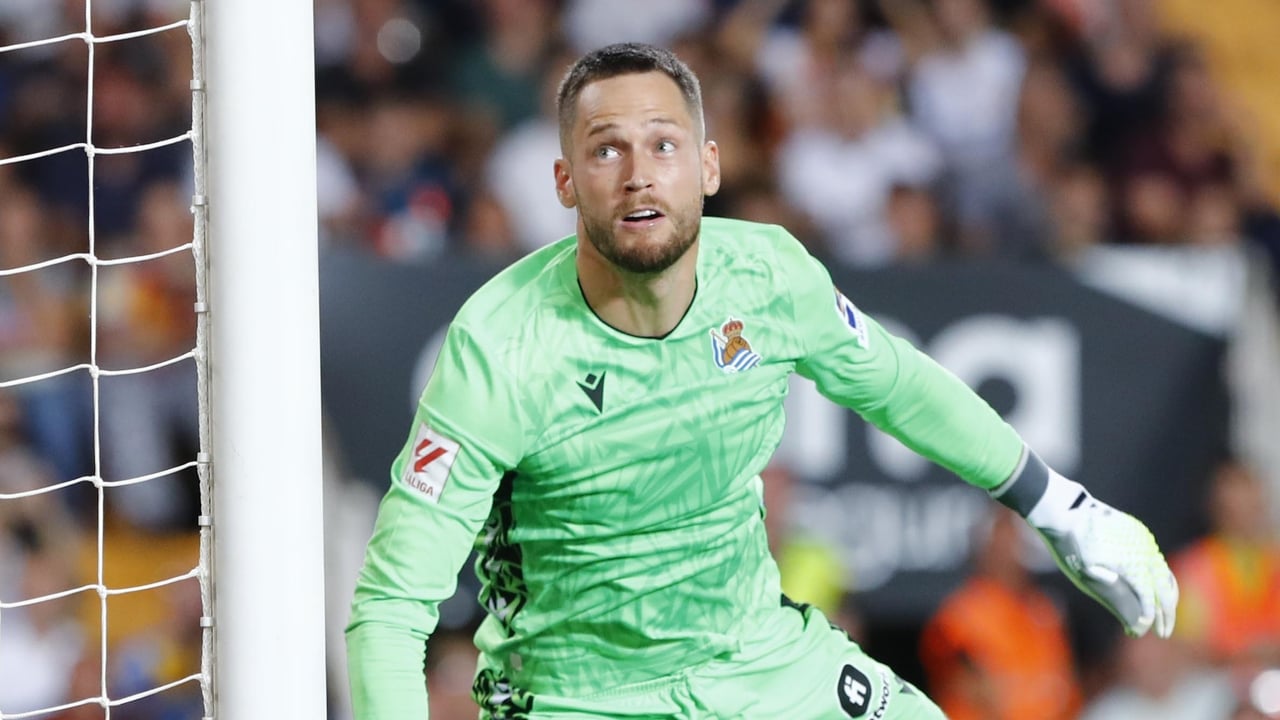 Remiro y su bonito detalle con David Silva