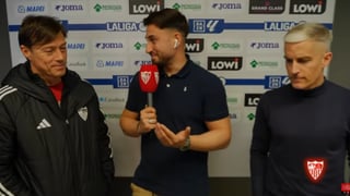 El detallazo de Almeyda con Javi Martínez y su respuesta: "﻿Solo tengo la misión de que Matías vuelva al banquillo y tenga un final de Liga tranquilo y feliz, se lo merece"