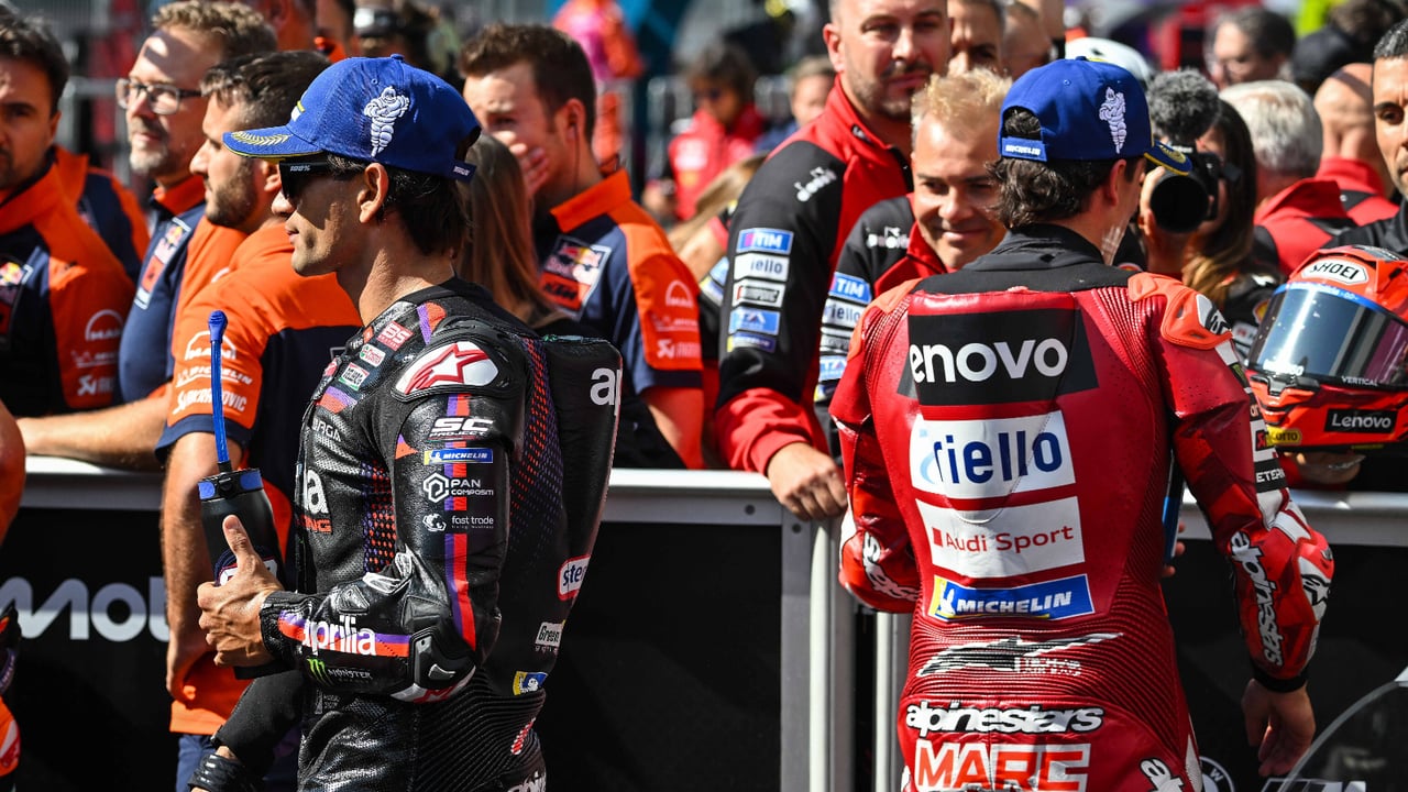 Jorge Martín y Marc Márquez, fuego abierto en Motegi con un final muy peligroso