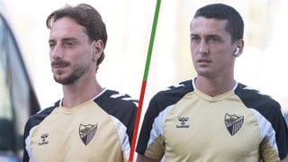 Contratiempo importante para el Málaga a días de empezar LaLiga: parte médico de Calero y Dotor