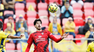 El último servicio de Carlos Fernández con el Mirandés