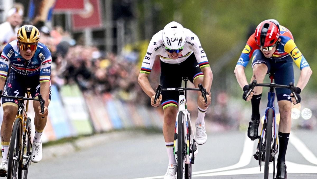 Skjelmose se aprovecha de Pogacar y Evenepoel