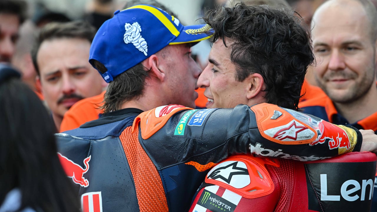 Pedro Acosta, sorprendido de la decisión tomada por Ducati con él y Marc Márquez