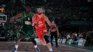 Valencia Basket - Panathinaikos, resumen y resultado del quinto partido del play off de la Euroliga 2025-2026  