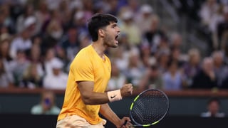 La cara A de Carlos Alcaraz destroza a Casper Ruud en Indian Wells