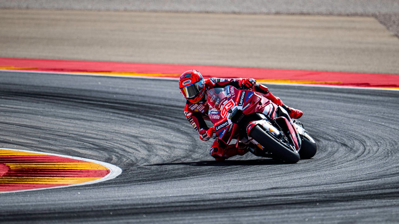 Marc Márquez se duerme en Aragón y su gran enemigo le quita de enmedio