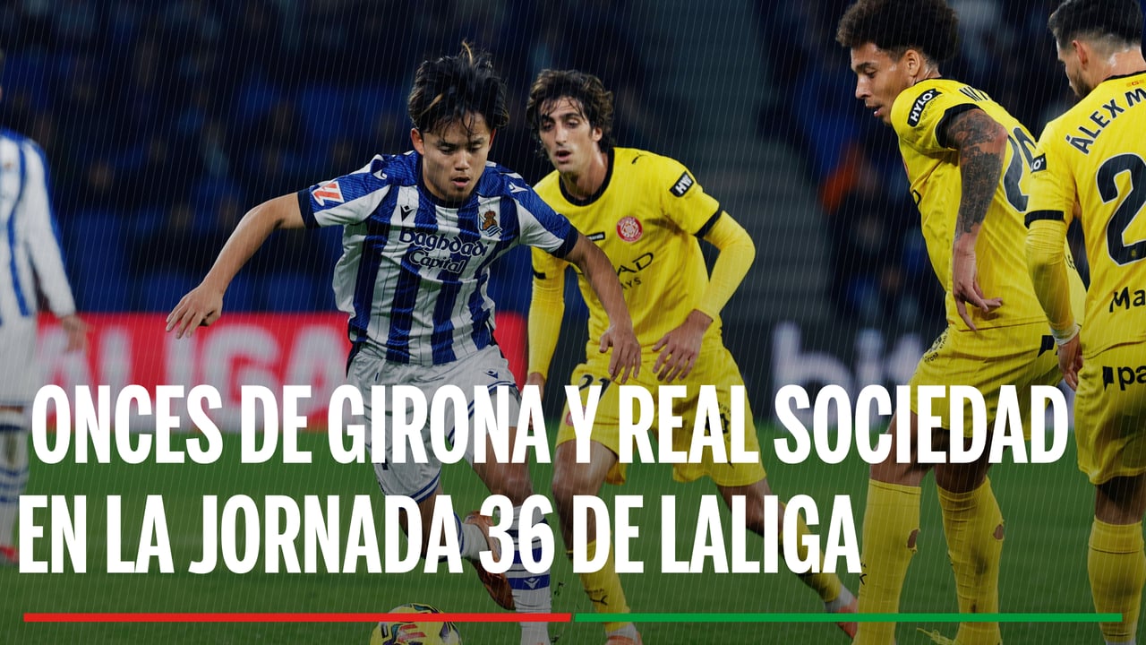Girona - Real Sociedad: alineaciones probables, horario y dónde ver en TV el partido de LaLiga EA Sports