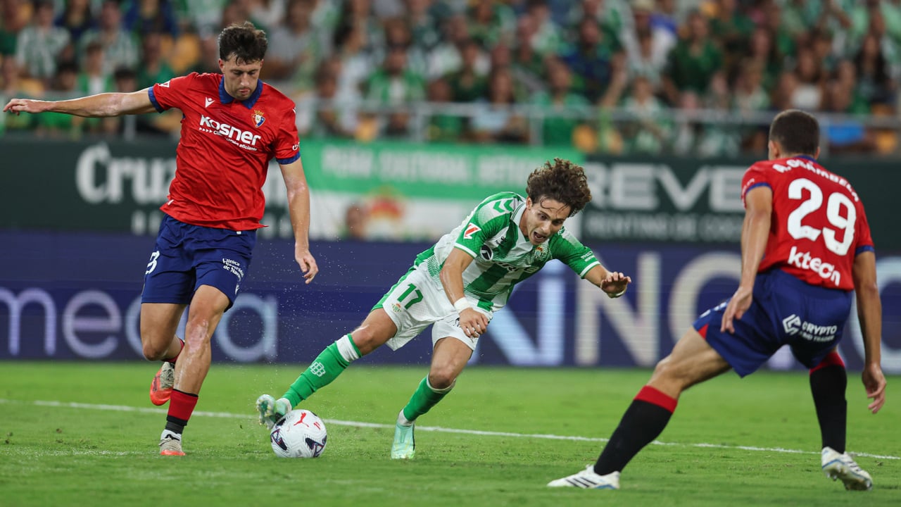 Riquelme gana protagonismo en el Betis: "Sé lo que tengo hacer y esta vez ha salido bien"
