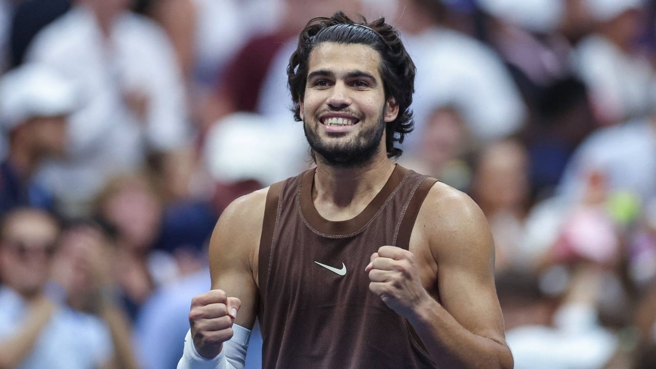 Carlos Alcaraz no da signos de debilidad y regresa a lo grande en el US Open: "Ya estamos aquí"