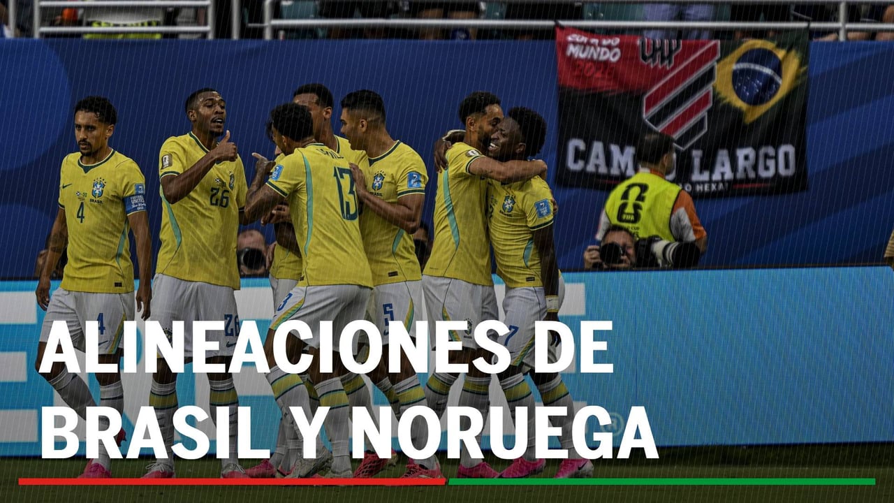 Brasil - Noruega: alineaciones probables, canal y dónde ver en TV hoy el partido de octavos de final del Mundial 2026