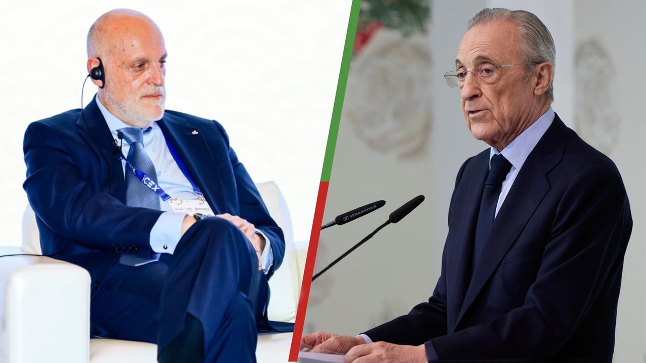 Javier Tebas vuelve a cargar contra Florentino Pérez: “O estás con él o estás contra él”