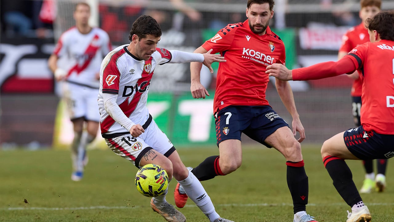 Osasuna - Rayo Vallecano: Alineaciones probables, horario, canal y dónde ver por TV el partido de LaLiga EA Sports