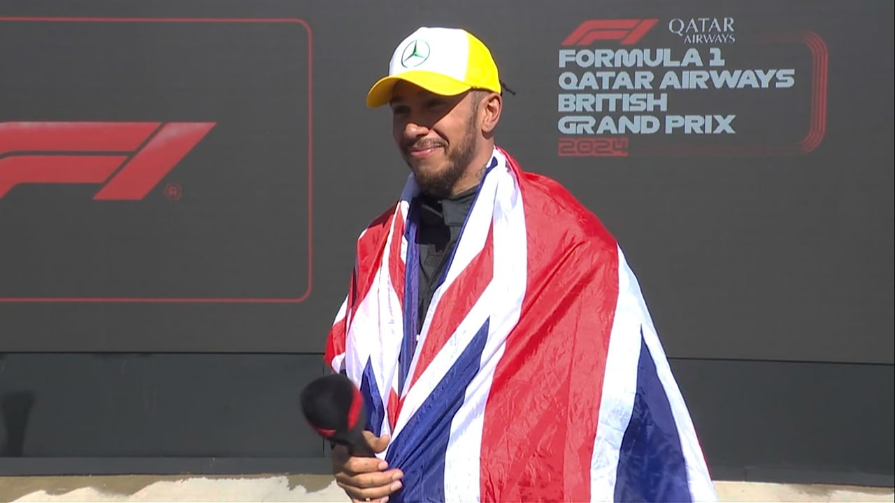 F1 GP Gran Bretaña 2024: Hamilton resucita y llora con Sainz y Alonso en la sombra