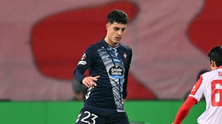 Hugo Álvarez, atacante del RC Celta, ambicioso: "Tenemos muchas ganas de poder llegar a lo más alto"