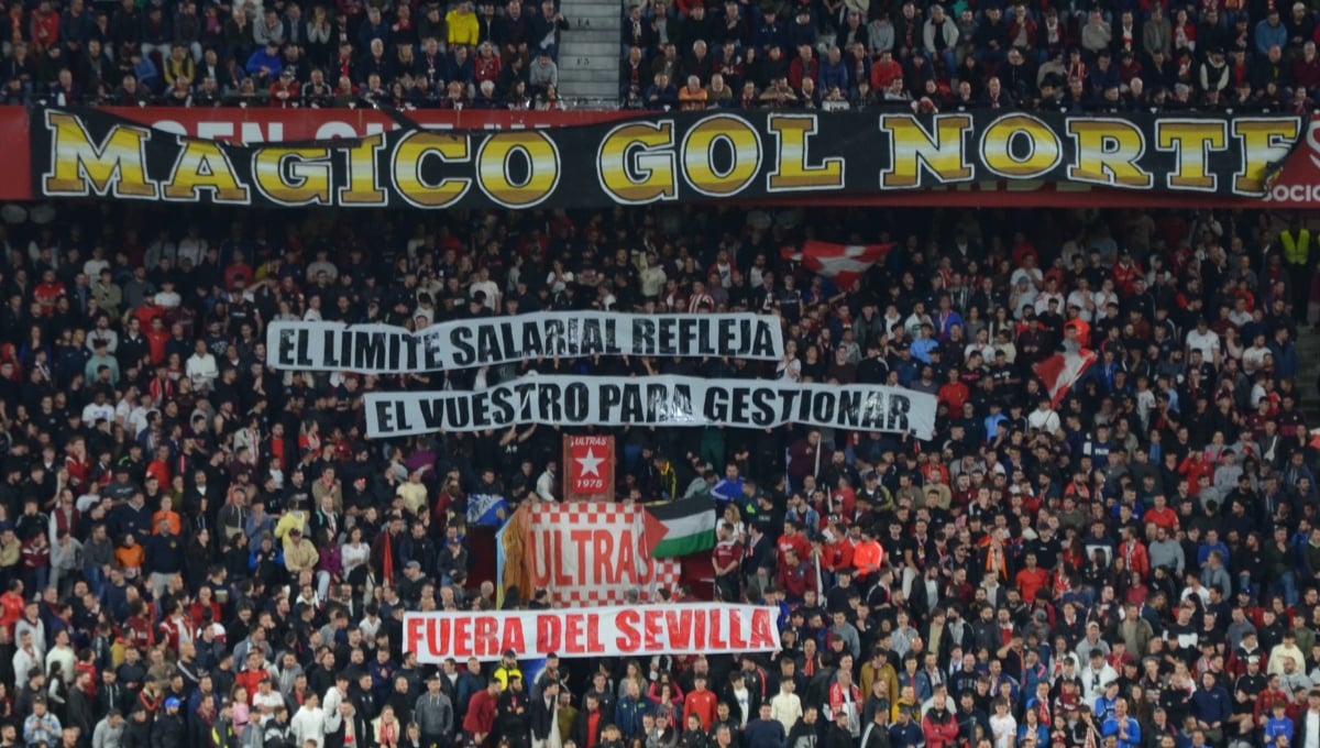 Durísimo ataque de Biris Norte contra el presidente del Sevilla y su "psicólogo enchufado"