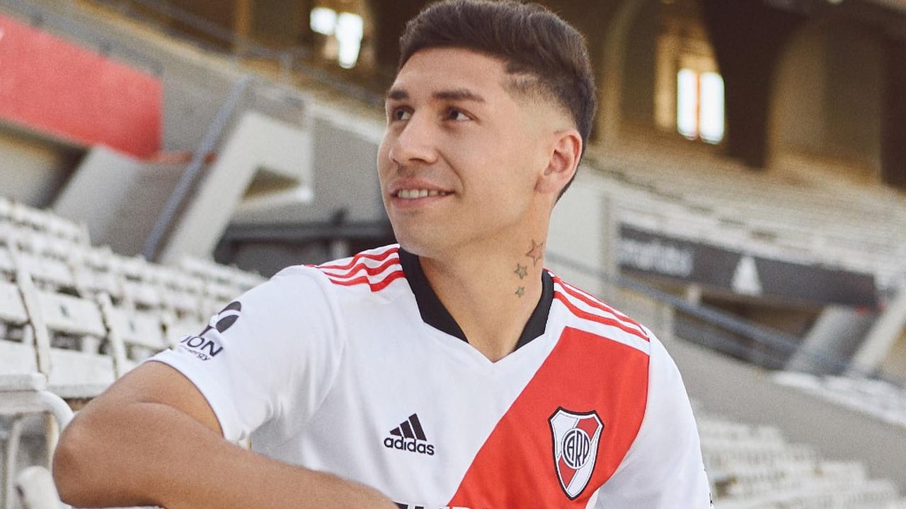 El curioso anuncio de River Plate por Gonzalo Montiel