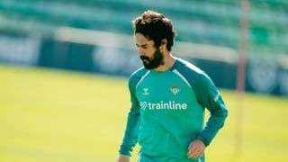 Pellegrini no se moja con la vuelta de Isco, que ya toca balón: "Es una pregunta que tendría que contestar más el cuerpo médico"