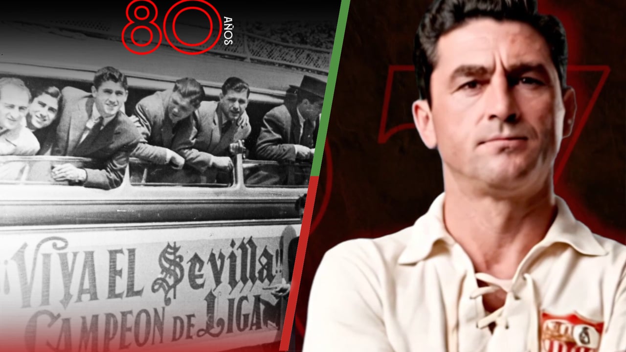 La IA trae al siglo XXI a los héroes del Sevilla FC campeón de LaLiga en el 80 aniversario de un día irrepetible