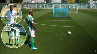 El Betis presenta al mejor lanzador de faltas de la historia: Marcos Assunçao reta a Alexis y Adrián, con Joaquín 'lesionado'