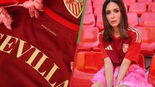 El Sevilla presenta por sorpresa una nueva camiseta para esta 25/26 con Rocío Osorno como modelo 