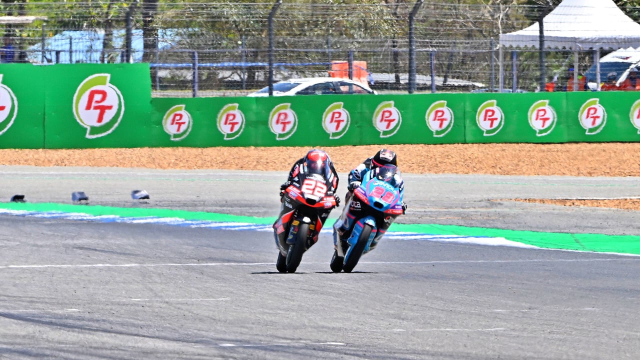 Tres milésimas deciden la pelea entre Almansa y Quiles en Moto3