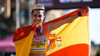 La marcha no falla, Paul McGrath y María Pérez, campeones de Europa, con récord mundial de la andaluza
