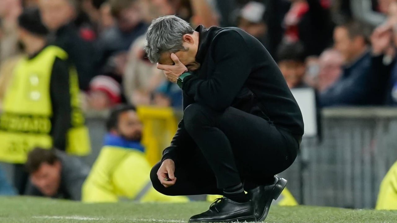 Ernesto Valverde, cuestionado