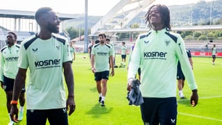 Christian Imga, de 17 años, sigue contando para Edin Terzic en el Athletic: sus opciones de estar ante el Valencia 
