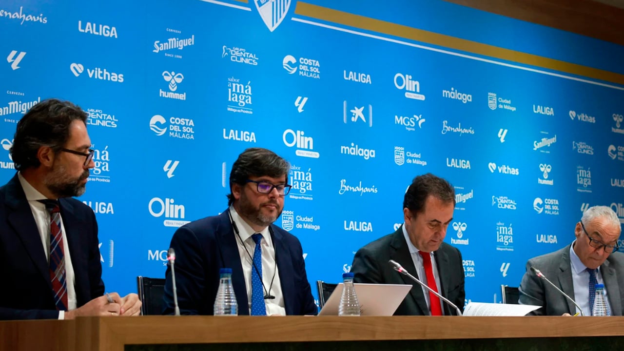 El Málaga con superávit, pero sin poder fichar